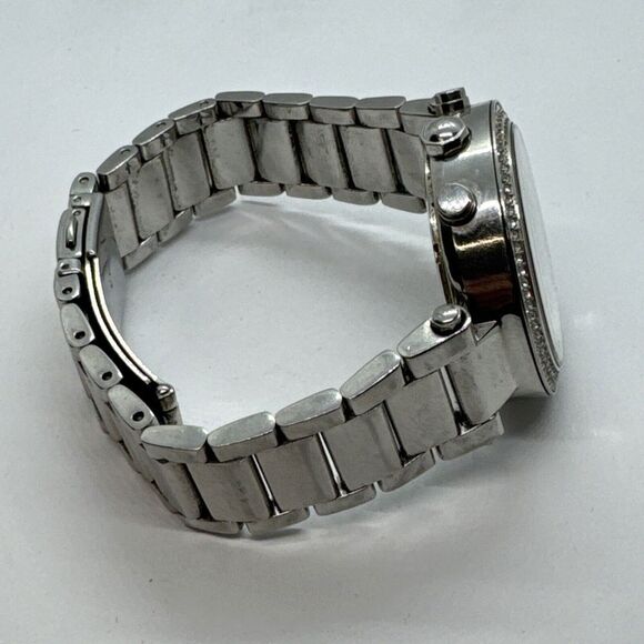 Michael Kors MK5353 Womens Silver Stainless Steel Analog Dial Wrist Watch JNA406 main image 5